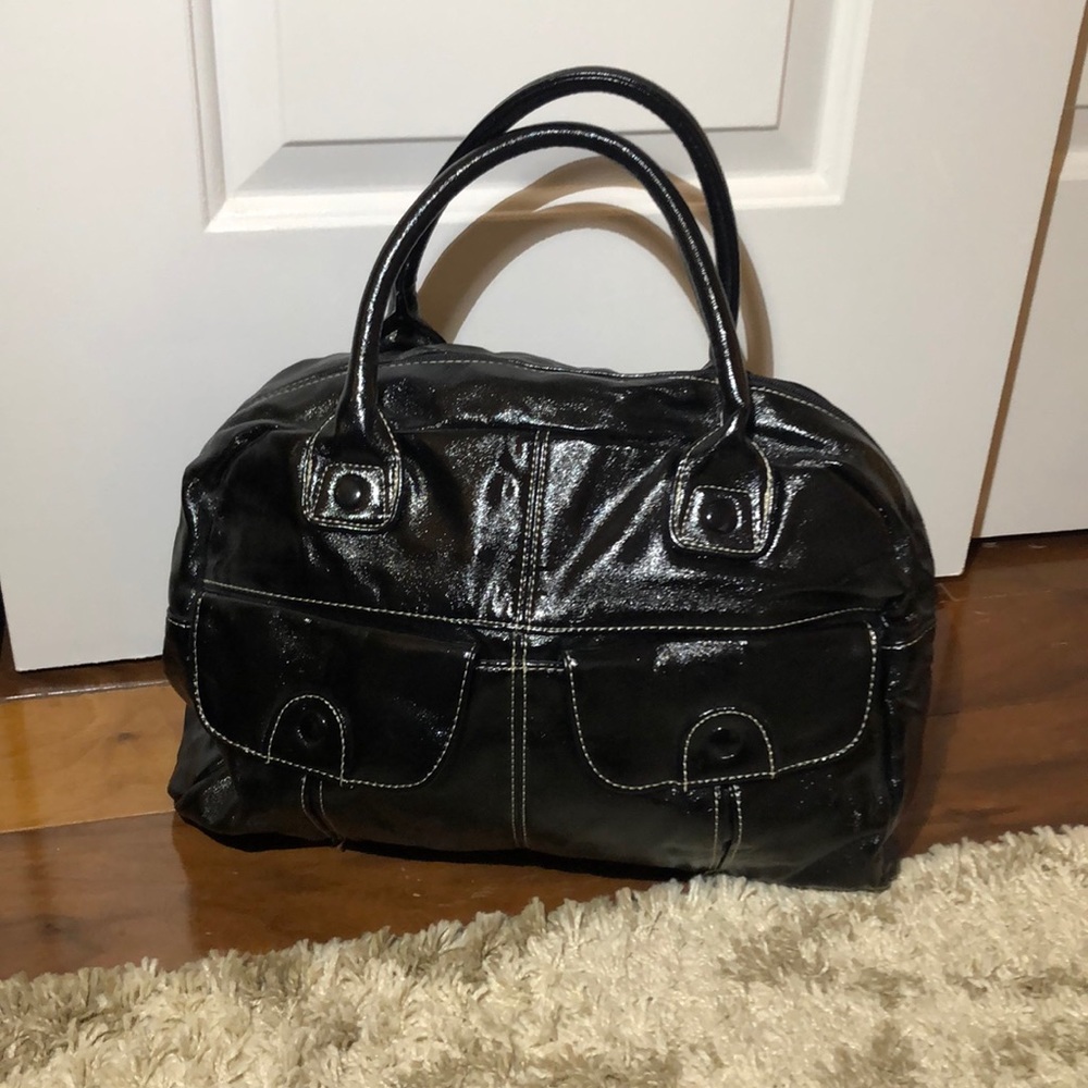 Black hobo purse